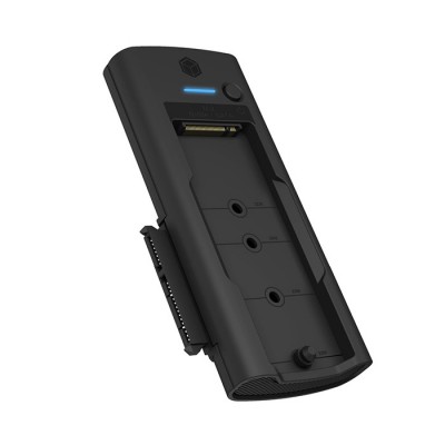 Docking Station για σκληρούς δίσκους SATA HDD/SSD 2.5" & 3.5" και M.2 NVMe με σύνδεση USB 3.2 Gen 2x1 και καλώδιο USB Type-C με αντάπτορα για USB Type-A CY BOX IB-180MS-C31