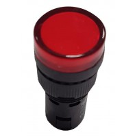 ΕΝΔ. ΛΥΧΝΙΑ LED Φ16 24V AC/DC ΚΟΚΚΙΝΗ AD22-16PR
