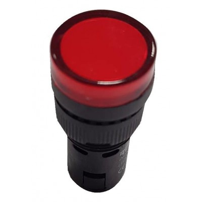 ΕΝΔ. ΛΥΧΝΙΑ LED Φ16 230V ΚΟΚΚΙΝΗ AD22-16DR