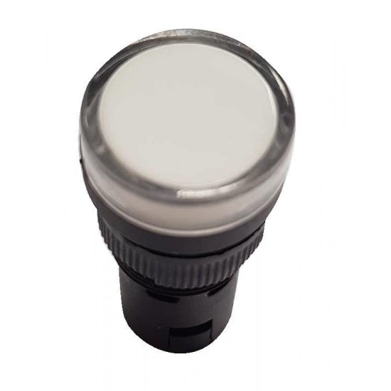 ΕΝΔ. ΛΥΧΝΙΑ LED Φ16 24V AC/DC ΛΕΥΚΗ ΑD22-16PW