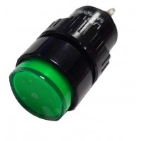 ΜΠΟΥΤΟΝ Φ16 230V+LED ΠΡΑΣΙΝΟ LAS1Y-G