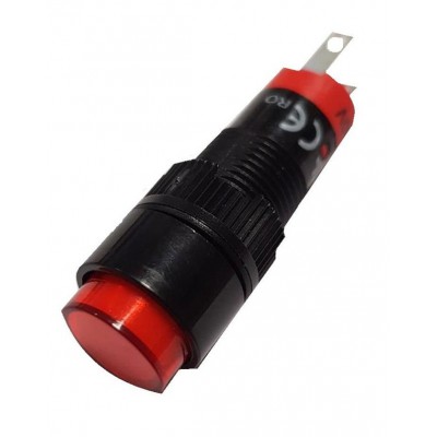  ΜΠΟΥΤΟΝ Φ10 24V+LED ΚΟΚΚΙΝΟ  LAS3Y-12R 