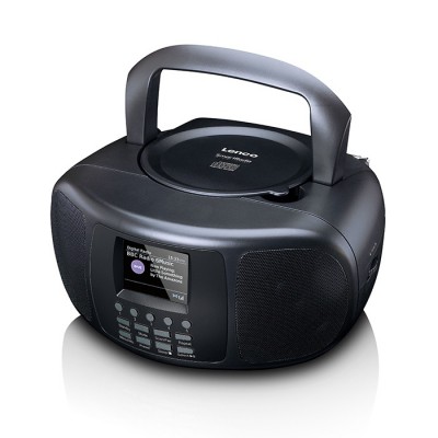 Φορητό Internet, DAB+ και FM ραδιόφωνο με λειτουργία Bluetooth, CD Player και μεγάλη έγχρωμη οθόνη LCD.