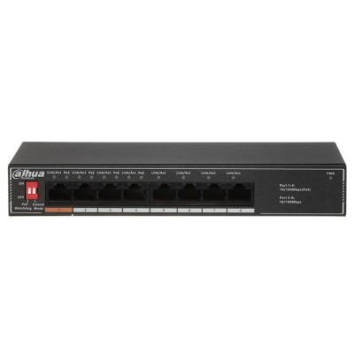 8-Port Unmanaged Ethernet Switch 10/100, με 4 θύρες PoE
