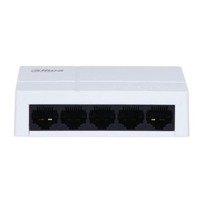 5-Port Unmanaged Gigabit Switch 10/100/1000, σε λευκό χρώμα.