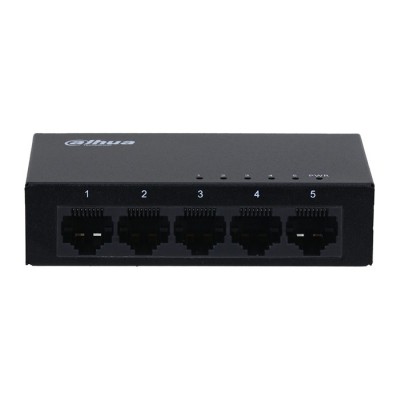 5-Port Unmanaged Gigabit Switch 10/100/1000, σε μαύρο χρώμα