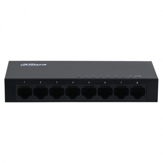 8-Port Unmanaged Gigabit Switch 10/100/1000, σε μαύρο χρώμα