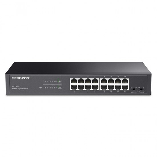 16-Port Gigabit Desktop/Rackmount Switch