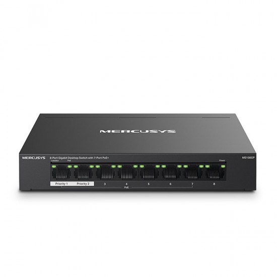 8-Port Gigabit desktop switch με 7 θύρες PoE+