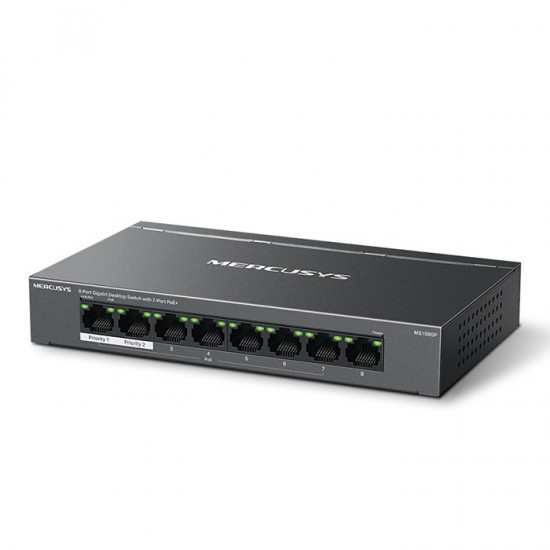 8-Port Gigabit desktop switch με 7 θύρες PoE+