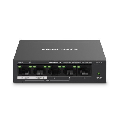 5-Port Gigabit desktop switch με 4 θύρες PoE+