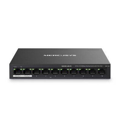 10-Port 10/100Mbps desktop switch με 8 θύρες PoE+