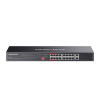 20-Port gigabit rackmount switch με 16 θύρες PoE+