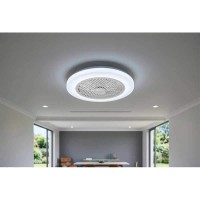 ΑΝΕΜΙΣΤΗΡΑΣ ΟΡΟΦΗΣ “FADO” ΛΕΥΚΟΣ 12″ 25W DC (ΠΛΑΙΣΙΟ Φ50)+REMOTE+BLUETOOTH+40W LED 3 CCT DIM