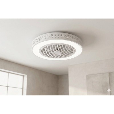 ΑΝΕΜΙΣΤΗΡΑΣ “BONNIE PLUS” ΛΕΥΚΟΣ 25W DC (ΠΛΑΙΣΙΟ Φ50)+REMOTE+BLUETOOTH+40W LED 3CCT DIM