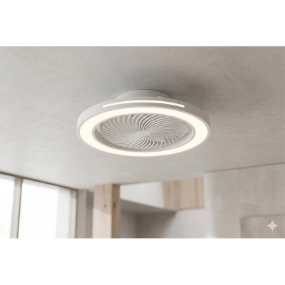 ΑΝΕΜΙΣΤΗΡΑΣ”CAPRI” PLUS ΛΕΥΚΟΣ 12″ 25W DC +REMOTE+BLUETOOTH+40W LED 3 CCT DIM