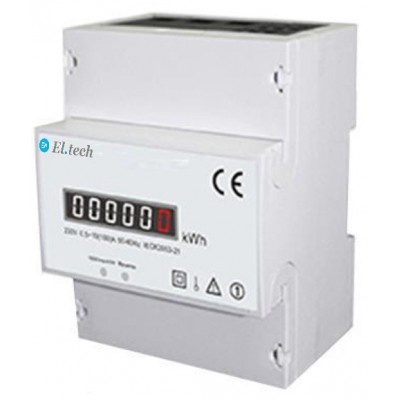 ΜΕΤΡ. ΕΝΕΡΓ. ΑΝΑΛ. 1Φ 100Α 240V DDS238-4