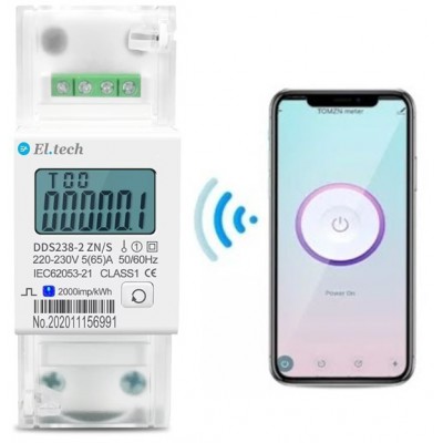 ΜΕΤΡ. ΕΝΕΡΓ. ΨΗΦ. WIFI. 1Φ 65Α 240V DDS238-2W