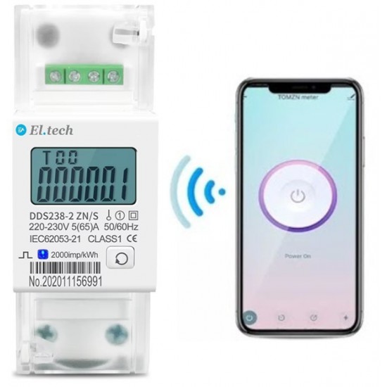 ΜΕΤΡ. ΕΝΕΡΓ. ΨΗΦ. WIFI. 1Φ 65Α 240V DDS238-2W
