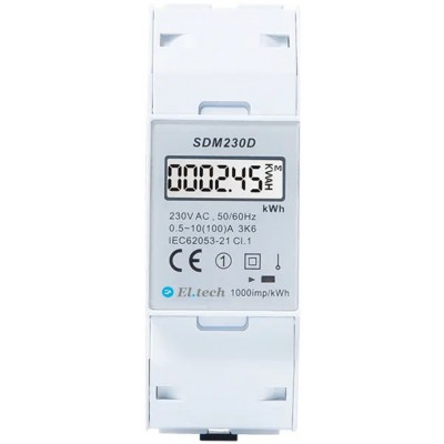 ΜΕΤΡ. ΕΝΕΡΓ. ΨΗΦ. 1Φ 100Α 240V SDM-230D
