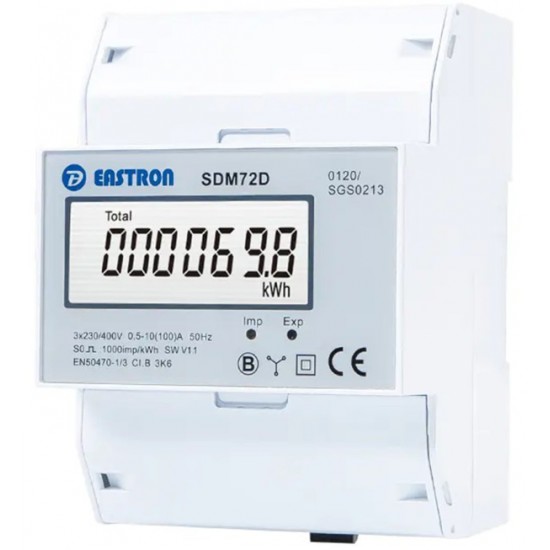 ΜΕΤΡ. ΕΝΕΡΓ. ΨΗΦ. 3Φ 100Α 240V SDM-72D / SDM-530D