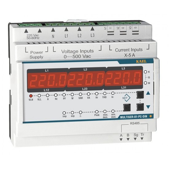ΑΝΑΛΥΤΗΣ ΕΝΕΡΓΕΙΑΣ ΡΑΓΑΣ MULTISER-01-PC DIN