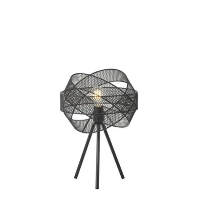 ΦΩΤΙΣΤΙΚΟ ΕΠΙΤΡΑΠΕΖΙΟ ΜΕΤΑΛΛΟ 1XE27  MAX 40W 300X300X4700mm ΜΑΥΡΟ ARTE ILLUMINA OGGI