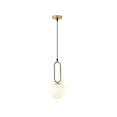 ΦΩΤΙΣΤΙΚΟ ΚΡΕΜΑΣΤΟ ΓΥΑΛΙ 1XE27 MAX 40W 150X150X1430mm ΛΕΥΚΟ ARTE ILLUMINA ORBA