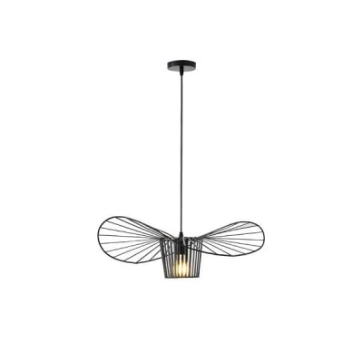 ΦΩΤΙΣΤΙΚΟ ΚΡΕΜΑΣΤΟ ΜΕΤΑΛΛΟ 1XE27  MAX 40W 600X600X1270mm ΜΑΥΡΟ ARTE ILLUMINA CAP