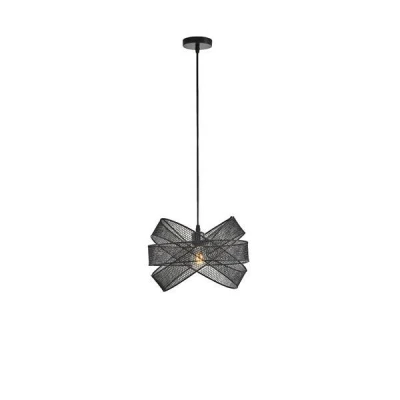ΦΩΤΙΣΤΙΚΟ ΚΡΕΜΑΣΤΟ ΜΕΤΑΛΛΟ 1XE27  MAX 40W 350X350X1270mm ΜΑΥΡΟ ARTE ILLUMINA OGGI