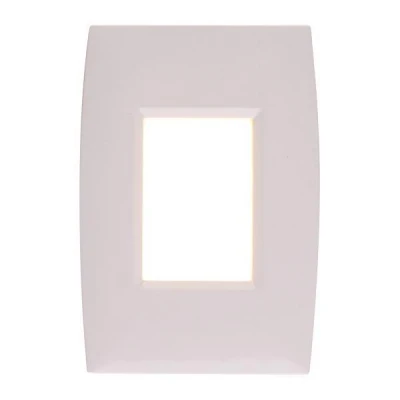 ΑΠΛΙΚΑ ΤΟΙΧΟΥ ΧΩΝΕΥΤΗ (ΓΥΨΟΣΑΝΙΔΑ) SLIM LED 2W 83X123X35 3000K IP65 ΛΕΥΚΗ PLUS ARTE ILLUMINA