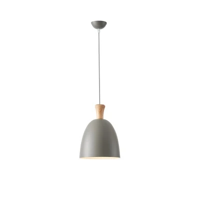 ΦΩΤΙΣΤΙΚΟ ΚΡΕΜΑΣΤΟ ΜΕΤΑΛΛΟ  1XΕ27 MAX 15W 230X230mm ΓΚΡΙ ARTE ILLUMINA SIMPLO