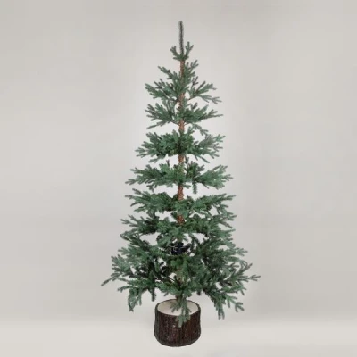 ΔΕΝΤΡΟ ΔΑΝΙΑ, PE KAI PVC, ΜΕ ΞΥΛΙΝΟ ΚΟΡΜΟ ΣΤΗ ΒΑΣΗ, 180cm