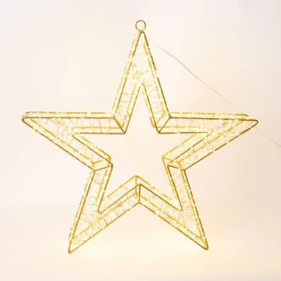 ΑΣΤΕΡΙ ΦΩΤΙΖΟΜΕΝΟ 50cm, 1200 LED, 31V ΜΕΤΑΣΧΗΜΑΤΙΣΤΗ, TIMER, ΜΠΡΟΝΖΕ ΜΕΤΑΛΛΙΚΟΣ ΣΚΕΛΕΤΟΣ, ΜΠΡΟΝΖΕ ΧΑΛΚΙΝΟ ΚΑΛΩΔΙΟ, ΘΕΡΜΟ LED, ΠΡΟΕΚΤΑΣΗ ΠΑΡΟΧΗΣ 5m, IP44