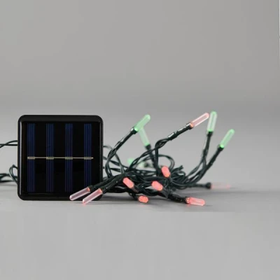 ΣΕΙΡΑ, 80 LED 5mm, ΜΕ ΑΚΡΥΛΙΚΗ ΕΠΕΚΤΑΣΗ, ΗΛΙΑΚΟ ΣΥΛΛΕΚΤΗ ΜΕ ΑΙΣΘΗΤΗΡΑ ΦΩΤΟΣ, 8 ΠΡΟΓΡΑΜΜΑΤΑ, ΠΡΑΣΙΝΟ PVC ΚΑΛΩΔΙΟ, ΚΟΚΚΙΝΟ ΚΑΙ ΠΡΑΣΙΝΟ LED, ANA 10cm, ΠΡΟΕΚΤΑΣΗ ΠΑΡΟΧΗΣ 1m, ΙΡ44