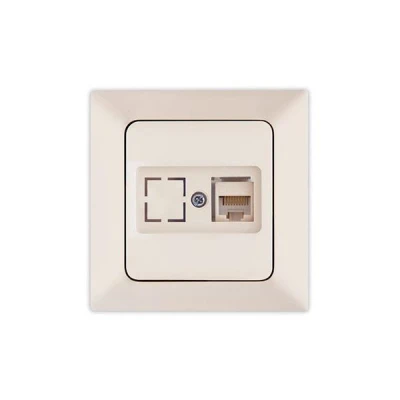 ΠΡΙΖΑ DATA CAT 6 RJ 45 MONH ΜΠΕΖ