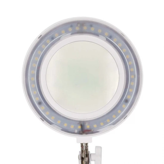 Mεγεθυντικός φακός με λυχνία LED 700lm, με σφιγκτήρα τοποθέτησης σε γραφείο, 6W σε άσπρο χρώμα  NEDIS MAGLE2WT