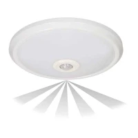 ΦΩΤΙΣΤΙΚΟ LED ΣΤΡΟΓΓΥΛΟ ΛΕΥΚΟ Φ290/67 ΜΕ ΑΝΙΧΝΕΥΤΗ ΚΙΝΗΣΗΣ 16W 4000K ORNO