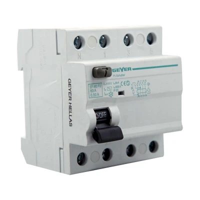 Ρελέ διαφυγής 4P 63A 500mA AC - EF463FG