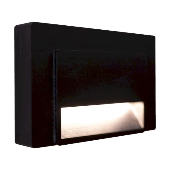 Απλίκα LED 1.2W 3000K 110lm 125x83 IP54 λευκό - LOWP12583WW