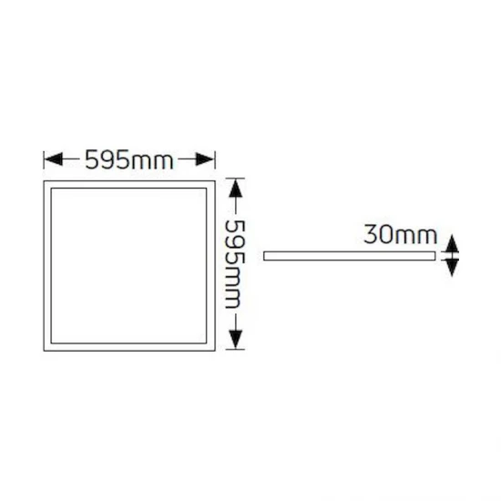 LED Panel Eco 60x60 40W 6000K 4000lm - LP40BLD GEYER